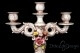 Candelabro con fiori