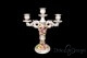 Candelabro con fiori