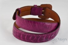 Ceinture de femme en cuir suédé