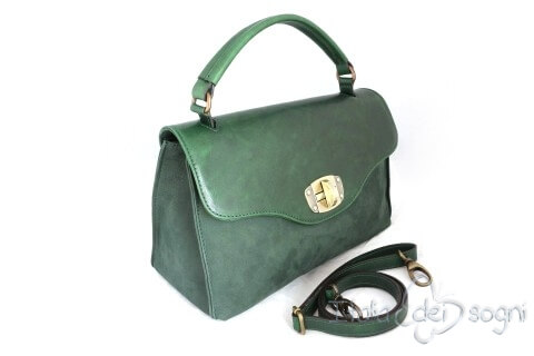 Bowler bag “Veronica muschio”