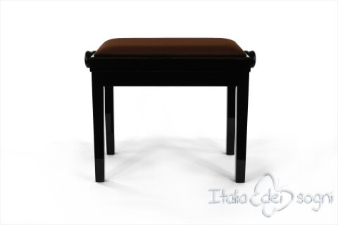 Tabouret de piano « Rossini» - velours marron