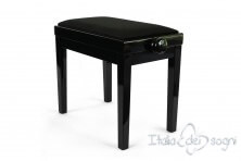 Tabouret de piano « Rossini» - velours noir