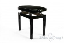 Tabouret de piano « Rossini» - velours noir