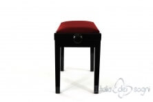 Tabouret de piano « Rossini» - velours rouge