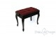 Tabouret de piano « Vivaldi» - velours rouge