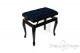 Tabouret de piano « Vivaldi» - velours blue