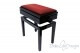 Tabouret de piano « Verdi» - velours rouge