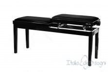 Bench for Piano “Mascagni” - real leather black