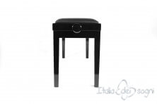 Bench for Piano “Mascagni” - real leather black