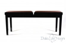 Bench for Piano “Mascagni” - real leather brown