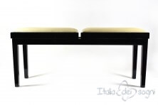 Bench for Piano “Mascagni” - beige velvet