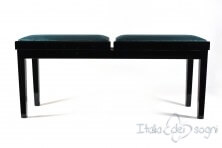 Bench for Piano “Mascagni” - light blue velvet