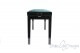 Tabouret de piano double « Mascagni» - velours bleu clair