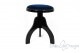 Hocker "Tartini" - Samt blauem 