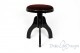 Hocker "Tartini" - Samt bordeaux