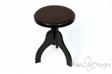 Tabouret pour harpes «Tartini» - velours marron