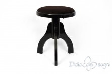 Tabouret pour harpes «Tartini» - velours marron