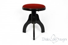 Tabouret pour harpes «Tartini» - velours rouge