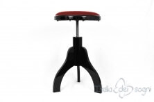 Tabouret pour harpes «Tartini» - velours rouge