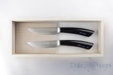 2-piece buffalo Rustic steak knives