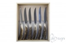 6-teiliges Steakmesser-Set nobile olivo