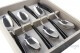 6 piece spoon set, black resin