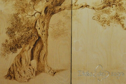 Little picture in wood