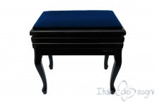 Tamburet de Piano "Toscanini" - Velours Blue