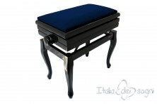 Tamburet de Piano "Toscanini" - Velours Blue