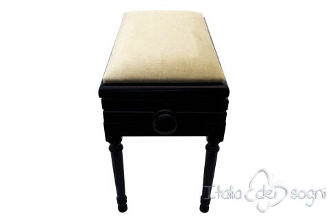 Tamburet de Piano "Carulli" - Velours Beige