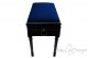 Small Bench for Piano "Carulli" - Blue Velvet