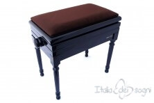 Tamburet de Piano "Carulli" - Velours Marron