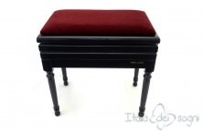 Tamburet de Piano "Carulli" - Velours Rouge